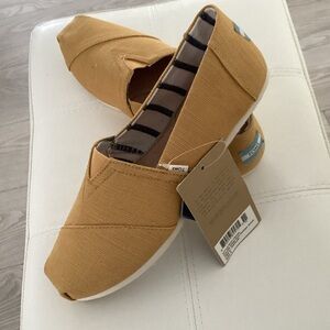 TOMS Women's Brown Espadrille Slip-Ons